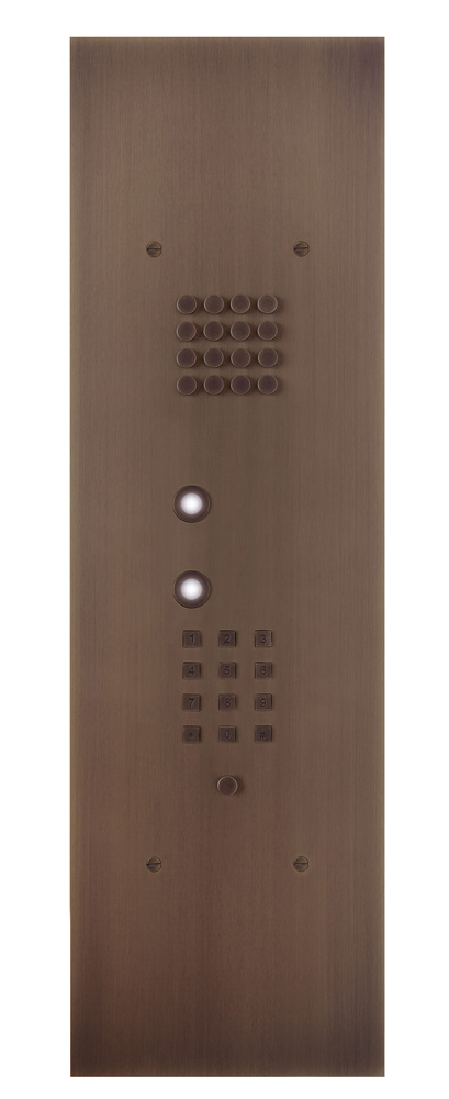Wizard Bronze rustic IP 2 buttons large model and keypad